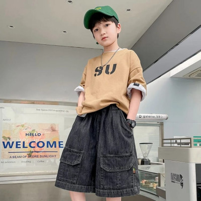 pants boys barnes shorts func trendy CHN 38 (092801) - celana anak laki laki
